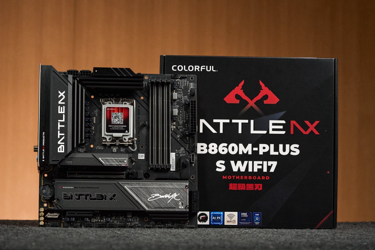 Colorful Battle Axe B860M Super Black Blade Motherboard Review